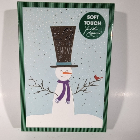 Masterpiece Snowman Holiday Christmas Cards Set of 18 with Envelopes - Picture 3 of 4